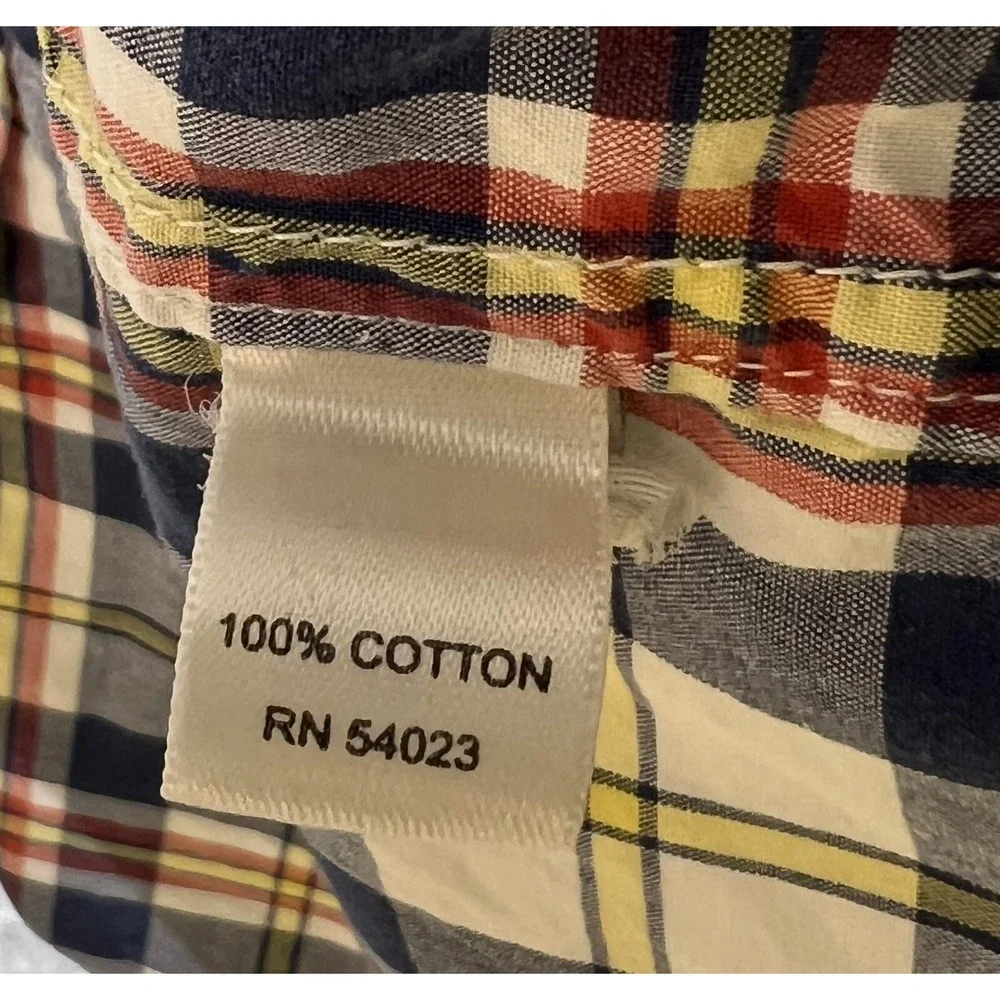 Banana Republic Soft Wash Plaid Button Down Shirt Mens Size Small Long Sleeve